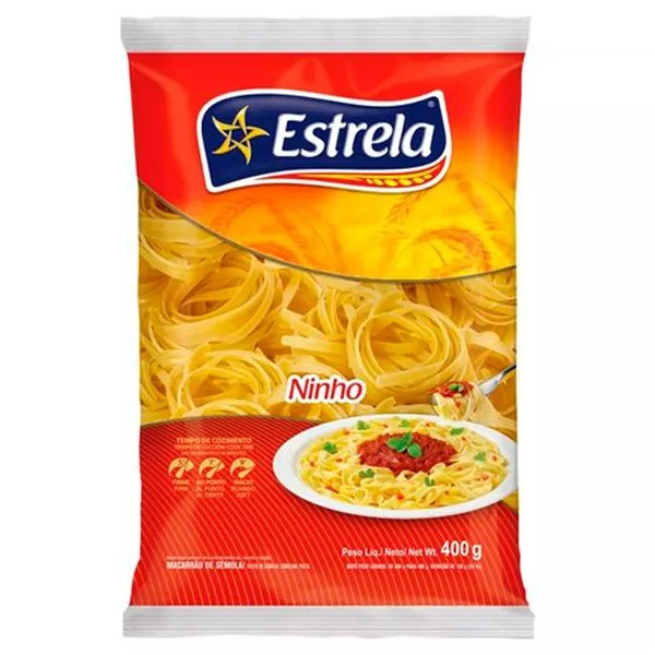 Macarrão Ninho Estrela Sêmola 400g