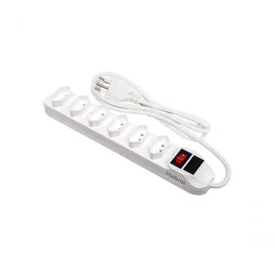 Protetor Eletronico C/ 6 Tomadas Branco Epe 1006 4824002