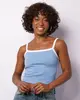 Regata Feminina Cropped Azul G