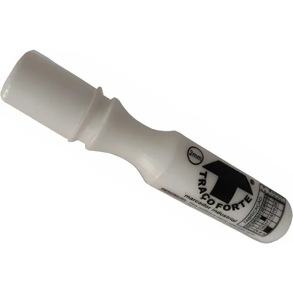 Marcador Industrial Ponta 3mm 60ml - BADEN Branco