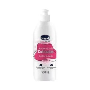 Amolecedor de Cutículas Ideal com Óleo de Algodão 500ml Amolec Cut Ideal 500ml C/Ol.Algodao