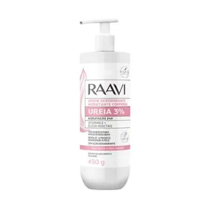 Creme Hidratante Raavi Ureia 3% Renovação e Maciez 450 g
