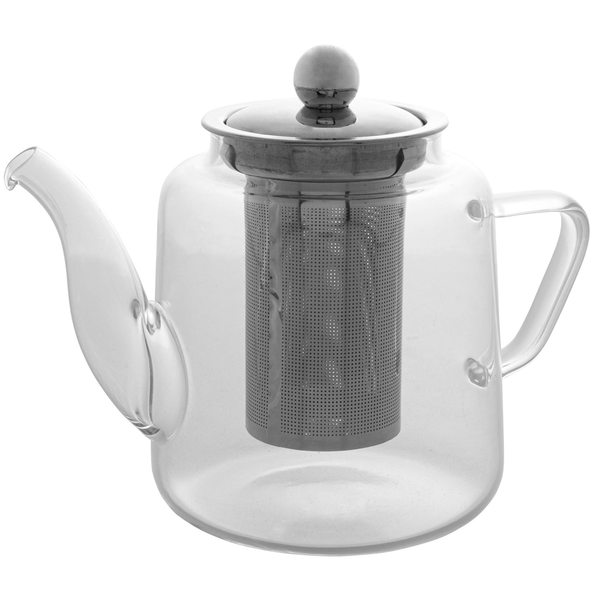 Chaleira Em Vidro Borossilicato Lyor, Resistente ao Calor, Transparente, 600ml - 1419