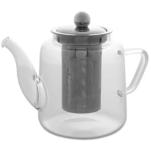 Chaleira Em Vidro Borossilicato Lyor, Resistente ao Calor, Transparente, 600ml - 1419