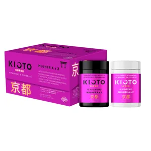 Suplemento Alimentar Kioto Super Mulher A-Z Vitaminas e Minerais 30 Cápsulas