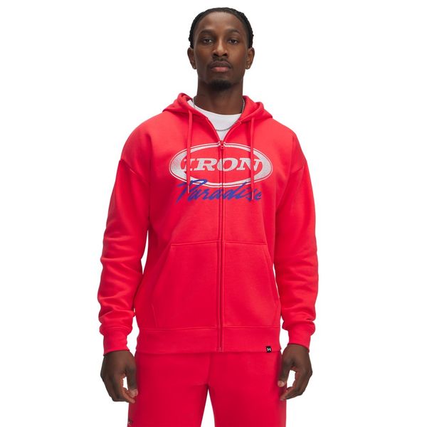 Moletom Sportstyle Under Armour Project Rock Icon Fleece Masculino P Vermelho