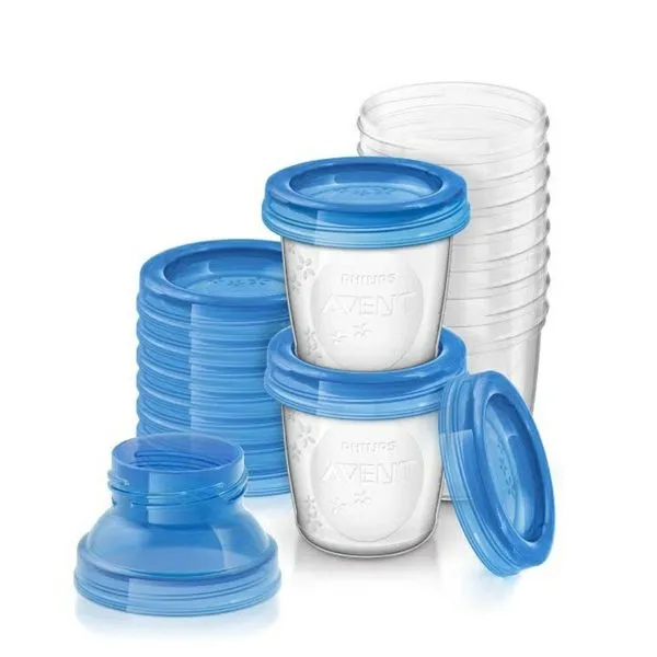 Kit Copos De Armazenamento Para Leite Philips Avent 10 Unidades