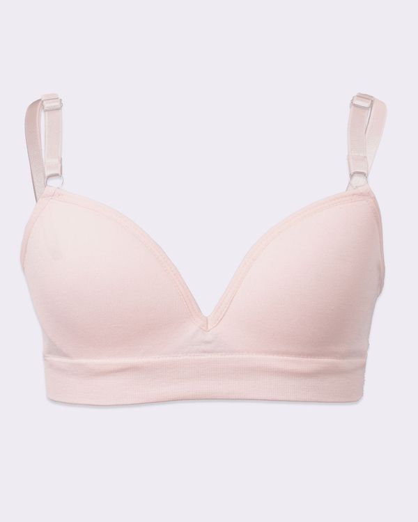 Sutiã Juvenil Zee Rucci Sem Costura com Base Bojo Rosa G