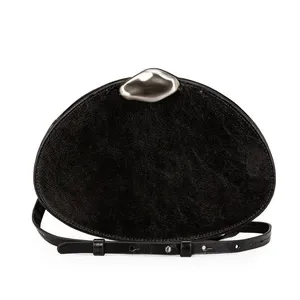 Bolsa Couro Shoulder Bag Preta