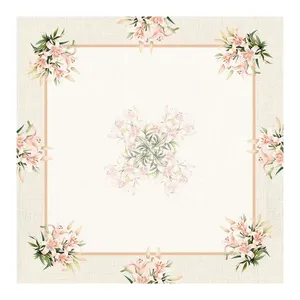 Guardanapo 100% Poliéster Estampa Lírios 45x45cm GNP5814 - Nsw