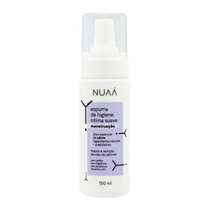 Espuma De Higiene Íntima NUAÁ Menstruação Sem Perfume 150ml