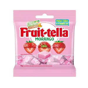 Bala Mastigável Fruit-Tella Morango 92g