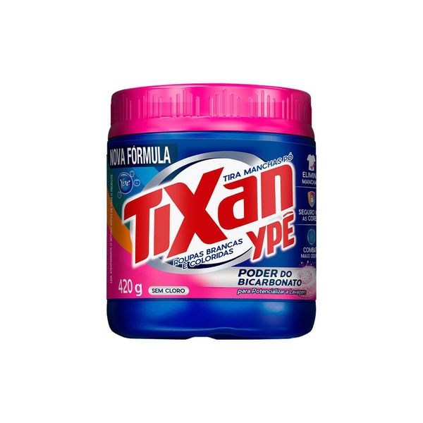 Tira Manchas em Pó Tixan Ypê Roupas Brancas e Coloridas 420g