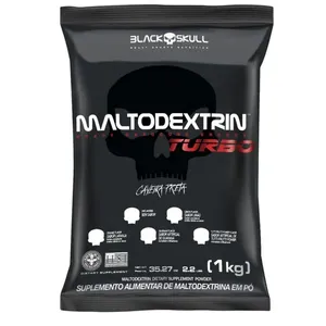 Maltodextrin Turbo - Refil 1kg - Black Skull Refil Maltodextrina Turbo Sem Sabor 1kg