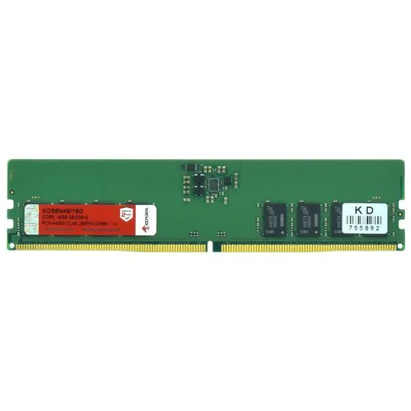 Memória RAM Keepdata DDR5 16GB 5600MHz KD56N46-16G CL40 1.1V Intel e AMD Memória RAM Keepdata DDR5 16GB 5600MHz KD56N46-16G CL40