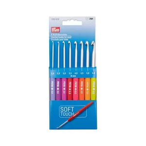 Kit de Agulhas para Crochê Prym Soft Touch 8 Peças