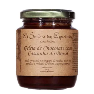 Geleia de Chocolate com Castanha do Pará Senhora das Especiarias 260g