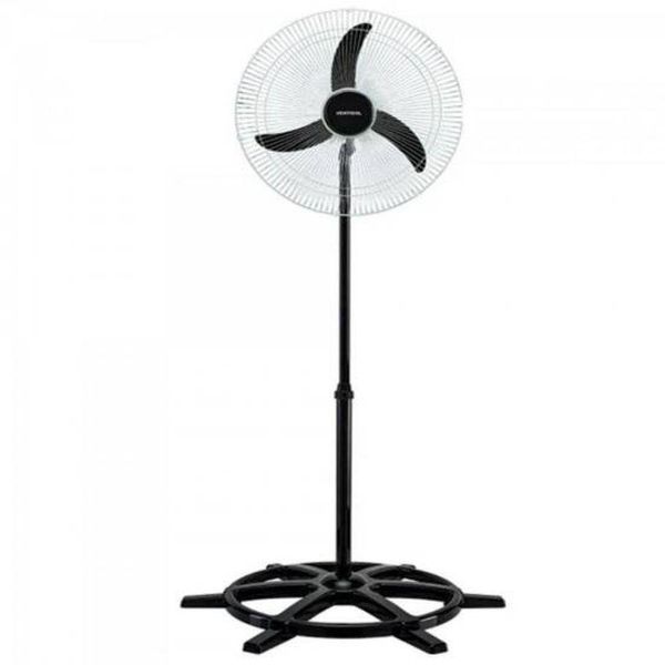 Ventilador de Coluna New com 3 Pás 50cm 130W Ventisol Ventilador de Coluna New Preto com 3 Pás 50cm 130W 127V