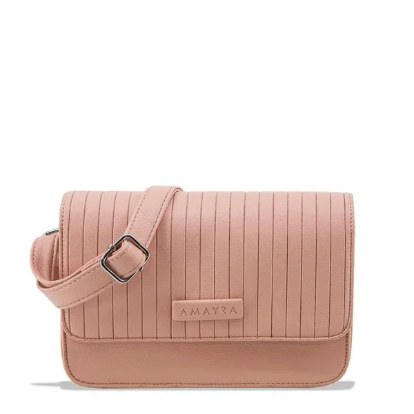 Bolsa Transversal Wallet Clutch Buenos Aires Amayra NUDE