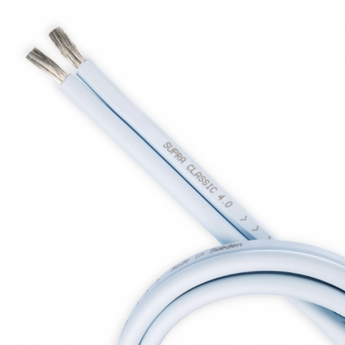 Cabo Caixa Acústica Supra Cables CLASSIC 2 x 4.0 - 2 Metros