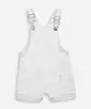 jardineira infantil de sarja off white 3