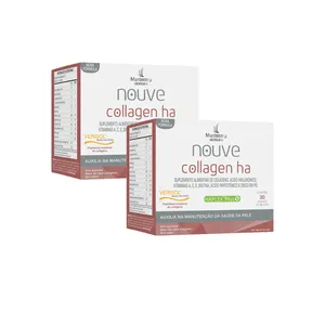 Kit 2 Caixas Nouve Collagen HA Nova Fórmula Colágeno Verisol + Ácido Hialurônico 60 Sachês