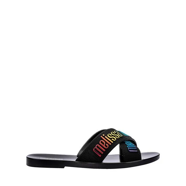 Mini Melissa M-Lover Slide Infantil Preto Verde 35968-30