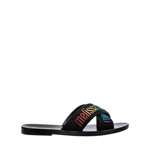 Mini Melissa M-Lover Slide Infantil Preto Verde 35968-30