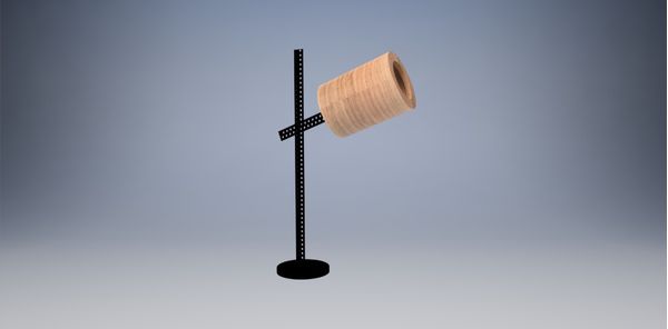 Luminária de Mesa Murilo 500MM P/ 1X BULBO LED E27 Preto Weitz Dramalux