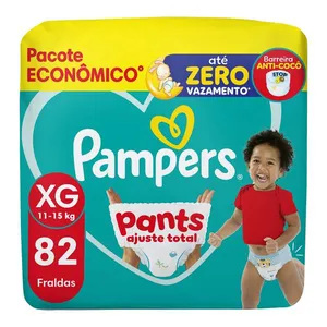 Fralda Pampers Pants Ajuste Total Tamanho XG 82 Unidades