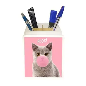Organizador de Mesa Cat Ploc Ploc Tpc para Decoração e Organização Iluminado com Ponto de LED Organizador de Mesa Cat Ploc Ploc Tpc Iluminado com Ponto de LED para Decoração e Organização