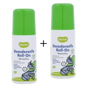 Kit 2 Desodorantes Infantil Natural p/ Meninos 75ml Bioclub