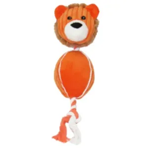 Pelúcia Leão Com Corda Para Cão Savana Hipoalergênico 30,5cm (MP)