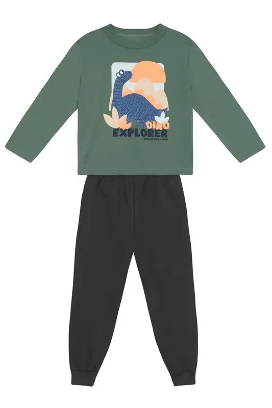 Conjunto infantil menino em moletom Brandili -10