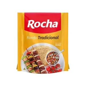 Farofa de Mandioca Rocha Tradicional 250g FAROFA MANDIOCA ROCHA TRADICIONAL 250G