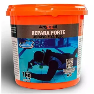 Vedação Molhada Repara Forte 1KG para Áreas Constantemente Úmidas com Secagem Rápida e Alta Aderência Argapoli Vedação Molhada Repara Forte 1KG para Áreas Úmidas com Secagem Rápida e Alta Aderência Argapoli