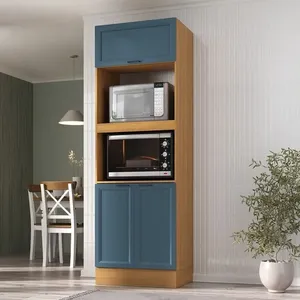 Paneleiro Duplo 70cm Soho CabeCasa MadeiraOriginals Freijó/Azul Freijó/Azul