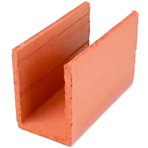Bloco Canaleta para Construção Baianão 14x19x29cm com Rendimento de 3,45 Peças por m2 Safira Bloco Canaleta para Baianão 14x19x29cm para Alvenaria Estrutural Safira