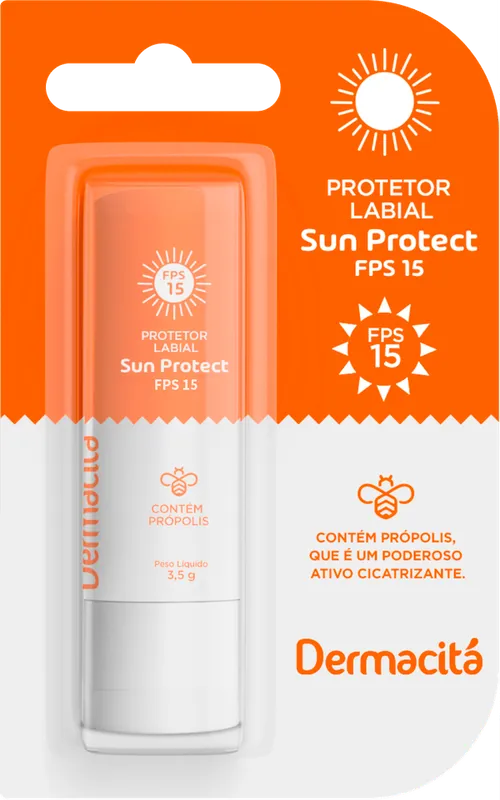 Protetor Labial Dermacitá Sun Protect