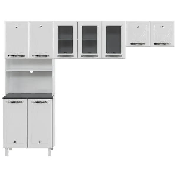 Armário de Cozinha Telasul Cristal 819444 Branco