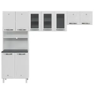 Armário de Cozinha Telasul Cristal 819444 Branco
