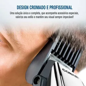 Máquina de Corte Conair Trimmer e Aparador de Pelos Styler Prateado 127V