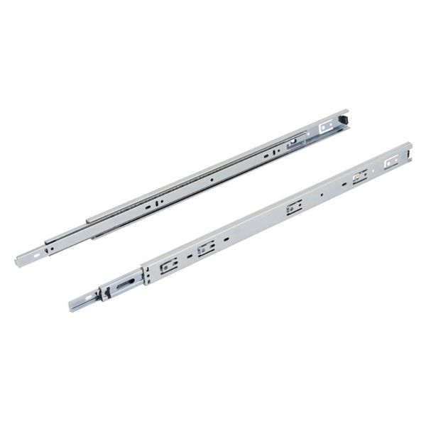 Corrediça Telescópica H35 Mini Até 25Kg 1 Par Zincada FGVTN Corrediça Telescópica H35 Mini 500mm Até 25Kg 01 Par Zincada