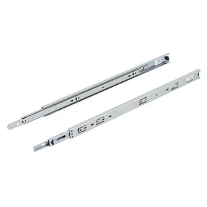 Corrediça Telescópica H35 Mini Até 25Kg 1 Par Zincada FGVTN Corrediça Telescópica H35 Mini 500mm Até 25Kg 01 Par Zincada
