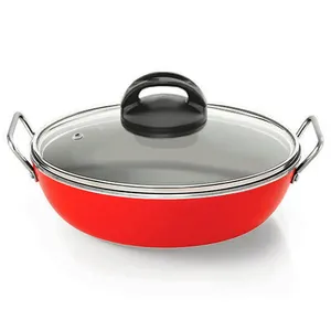 Frigideira Eterna Gourmet Nigro 3,6L 28cm Antiaderente Vermelho
