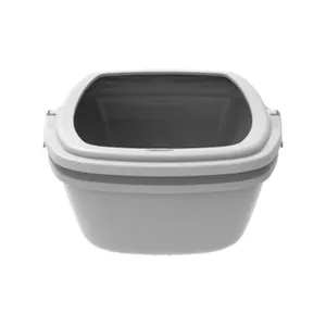 Sanitário para Gatos WC Furba Plastpet Cinza M