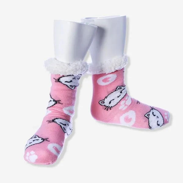 Meia Pantufa Cozy I Love Cats – Zonacriativa M