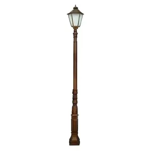 Poste Colonial para Jardim Copenhague de Alumínio Fundido e Vidro 3,20m com Alongamento para Reator Luminárias N. Sra. Poste Colonial Copenhague de Alumínio Fundido e Vidro 3,20m com Alongamento Luminárias N. Sra.