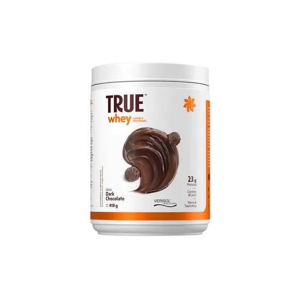 Suplemento Alimentar em Pó True Whey sabor Chocolate 23g Proteína 418g
