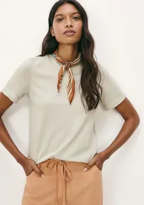 Camiseta Básica Feminina Estonada Soft - Verde M